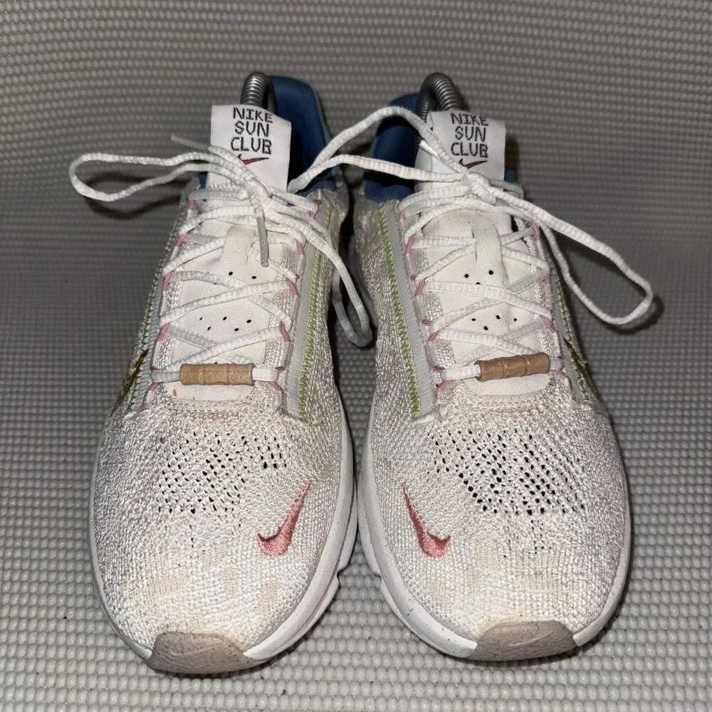 Nike SuperRep Go 3 Flyknit Next Nature Sun Club White Sanded Gold Shoe Size 8.5